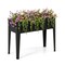 Costway 1/2 PCS Raised Garden Bed, Elevated Metal Planter Box with Legs and Drainage Holes Green/Black